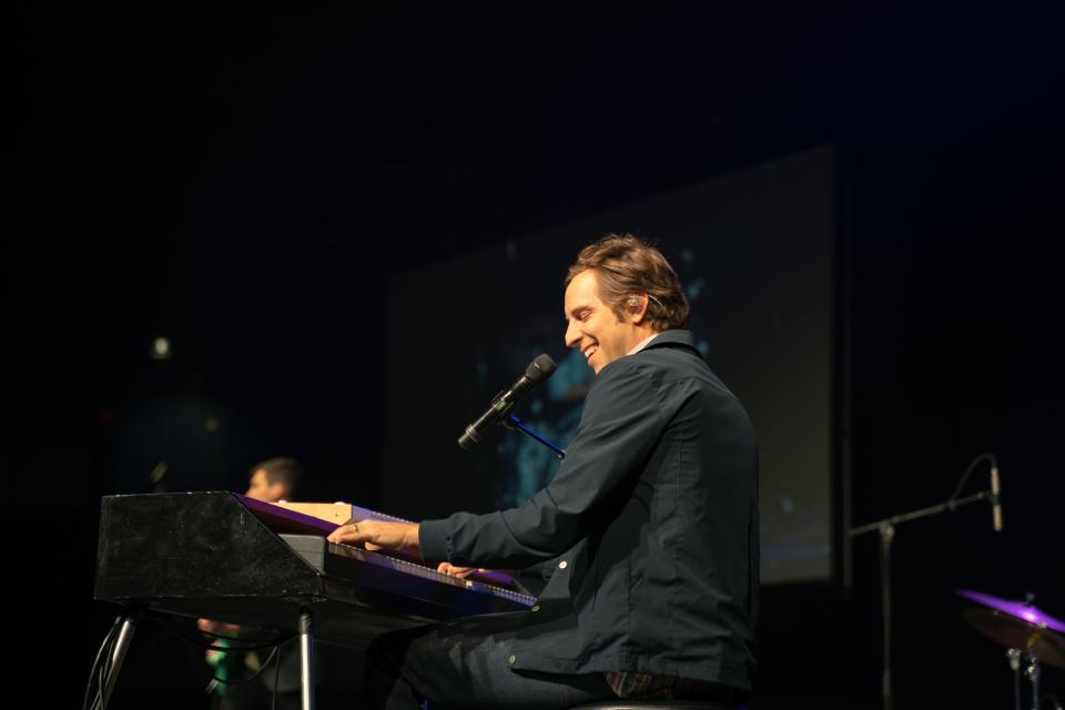 Singer-songwriter Ben Rector performs Nov. 3, 2021, at Belmont University in Nashville, Tennessee.