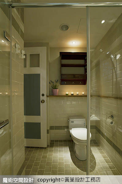 全新打造的衛浴空間簡潔清爽。