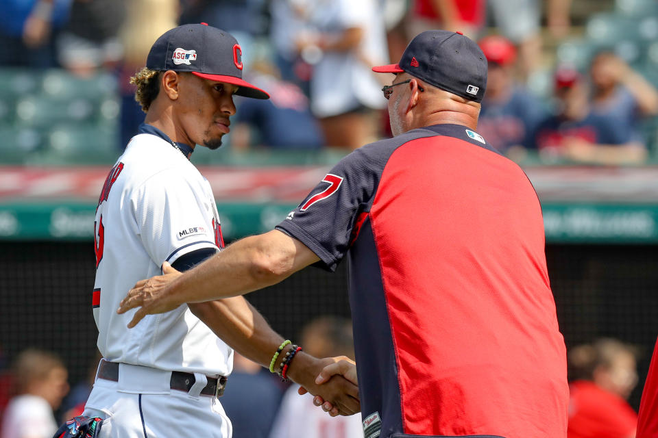 Francisco Lindor wants more netting at all MLB ballparks to help prevent foul ball injuries. (Photo by Frank Jansky/Icon Sportswire via Getty Images)