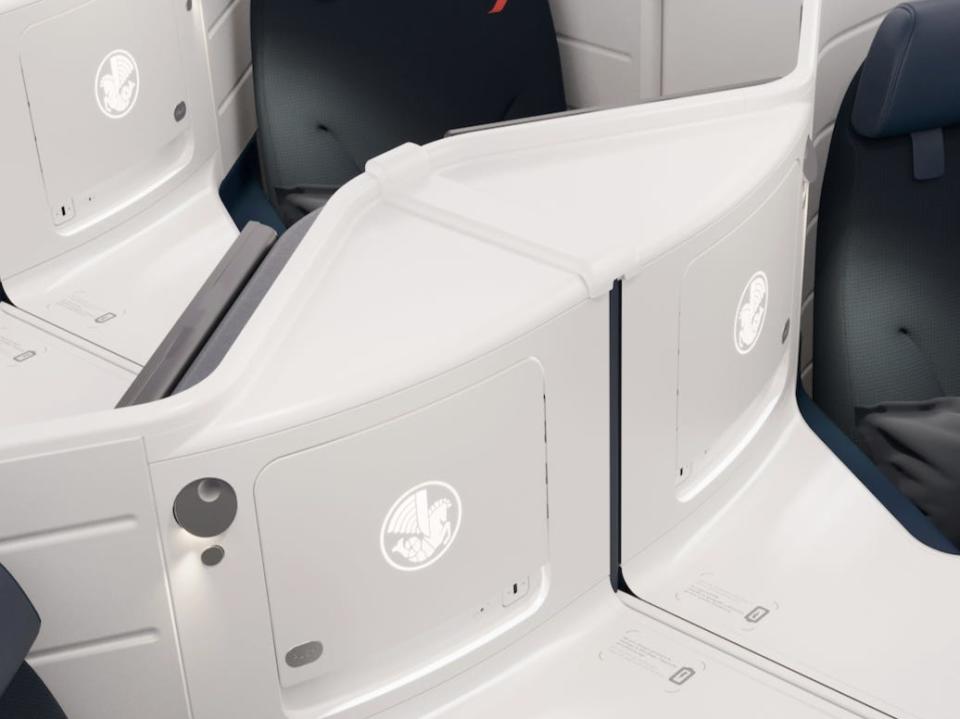 Air France new business class cabin.
