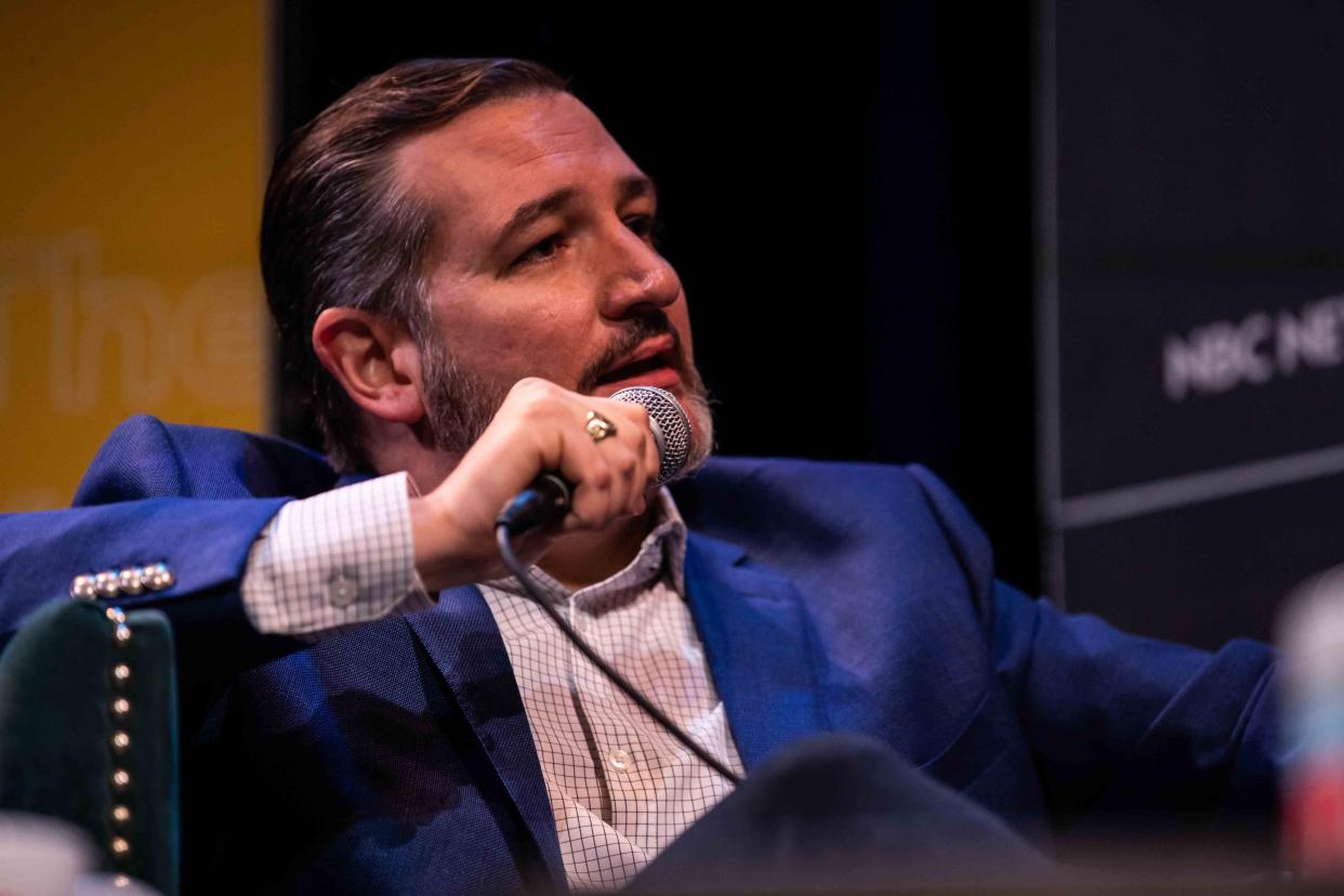 U.S. Sen. Ted Cruz, shown speaking during the Texas Tribune Festival in Austin, September 28, 2019. [Lola Gomez / AMERICAN-STATESMAN / File]