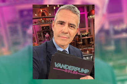 Andy Cohen at the Vanderpump Rules reunion