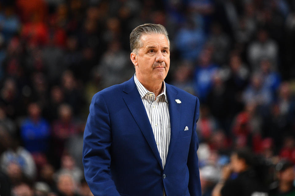 John Calipari is reportedly considered to be the next head coach at the University of Arkansas.  (Joe Sargent/Getty Images)