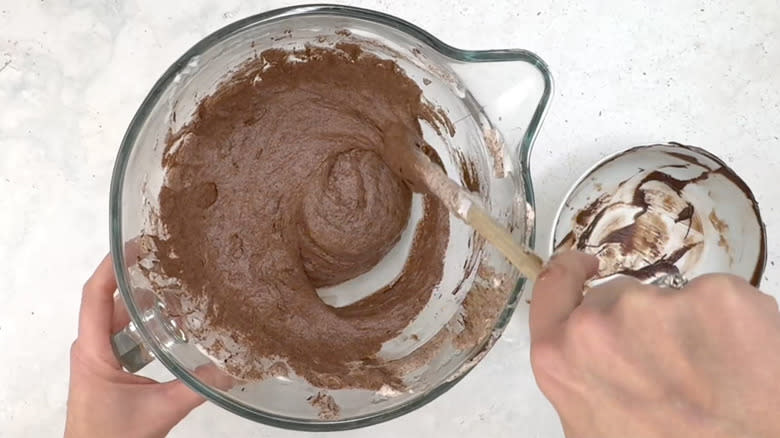 aquafaba with chocolate