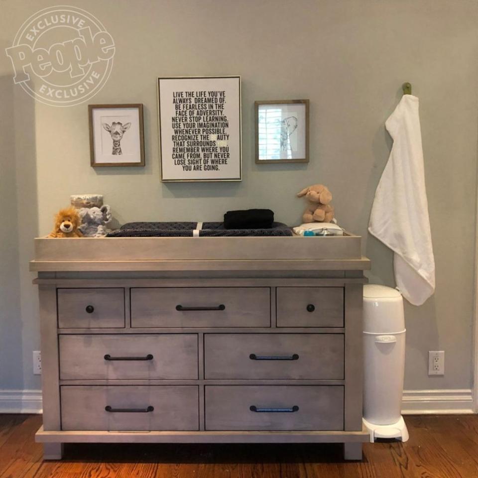 Ryan Guzman's son Mateo's nursery