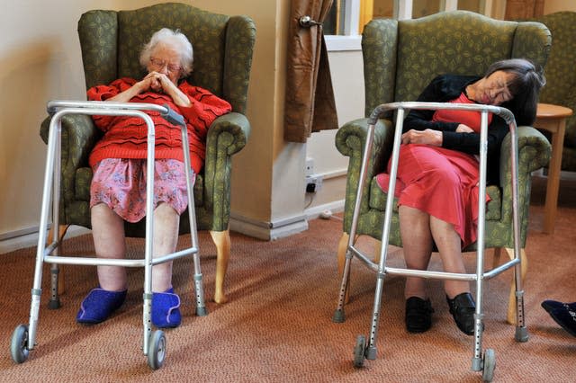 Care home residents