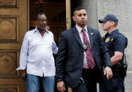 Norman Seabrook, the union leader for New York City's prison guards, exits the Manhattan federal court house in New York, U.S., June 8, 2016. REUTERS/Brendan McDermid