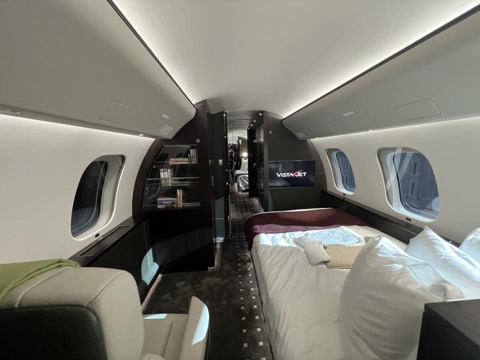 Onboard VistaJet's Bombardier Global 7500.