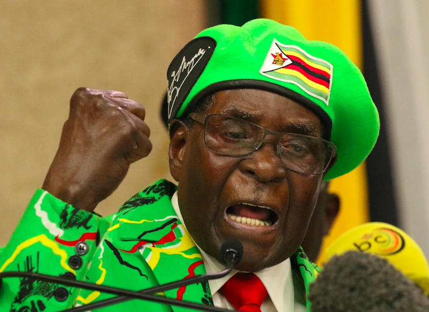 <em>Mugabe has been in power in Zimbabwe for the past 37 years (Rex)</em>