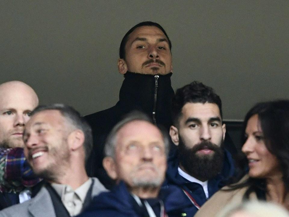 Sweden were watched by Zlatan Ibrahimovic on Monday night