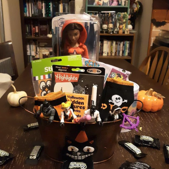 Super Hero Spooky Basket