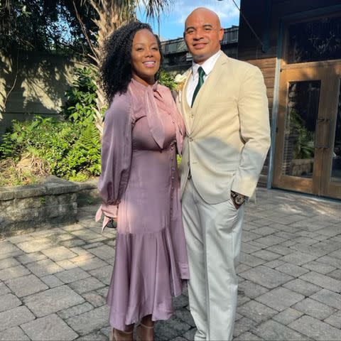 <p>Tragil Wade Instagram</p> Tragil Wade and her husband Edward Johnson.