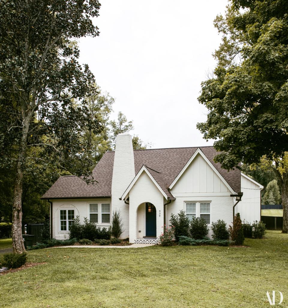 "It looks really small from the outside, but the whole thing opens up," Tish Cyrus says of their new Nashville home.
