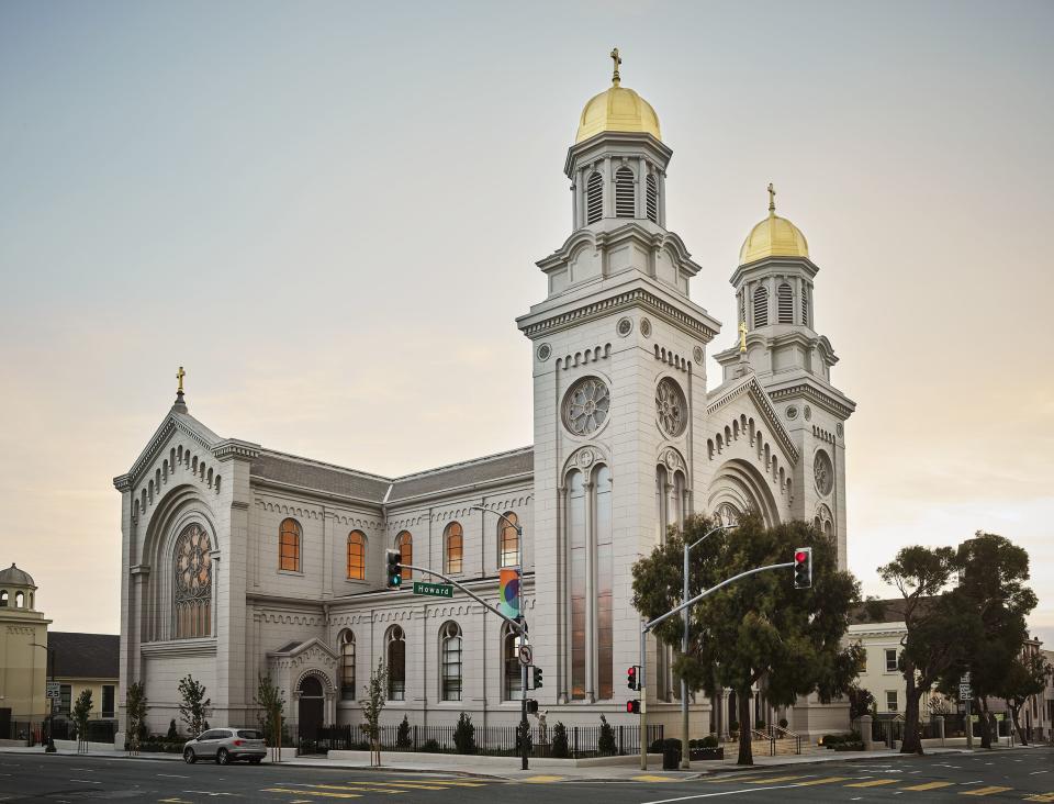 The Romanesque Revival church was designed by architect John J. Foley in 1913. Prior to its recent transformation into the St. Joseph's Arts Society, the building had been vacant since the 1989 Loma Prieta earthquake.