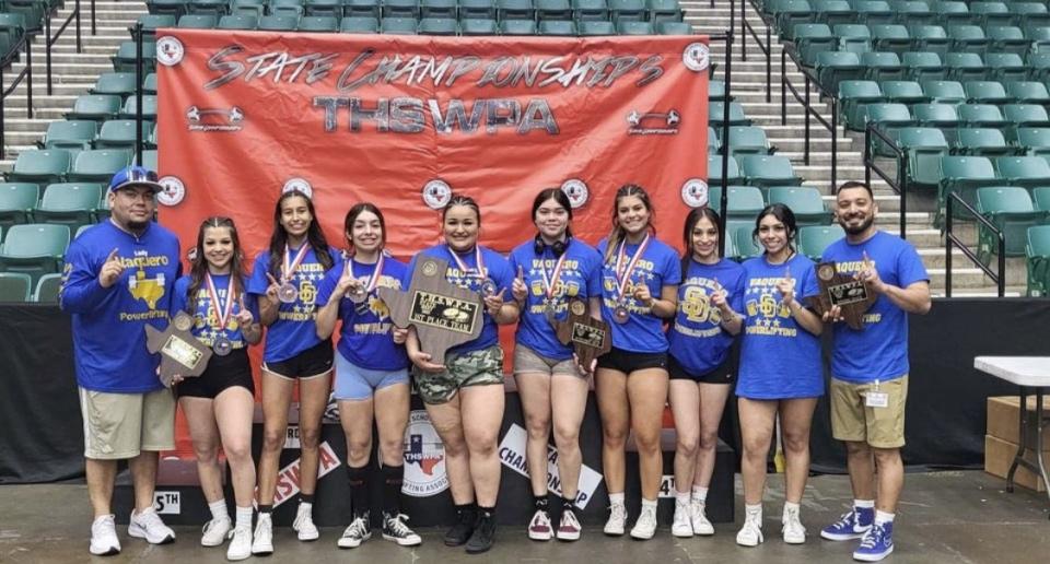 The San Diego girls powerlifting team won its second straight state championship on Friday in Frisco.