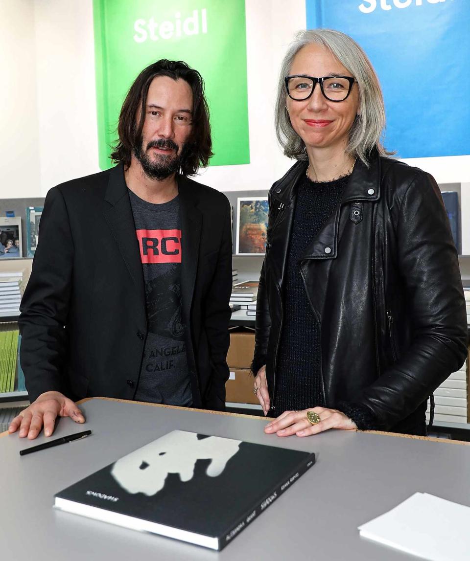 Keanu Reeves and Alexandra Grant