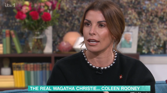 Coleen Rooney opened up on This Morning. (ITV screengrab)