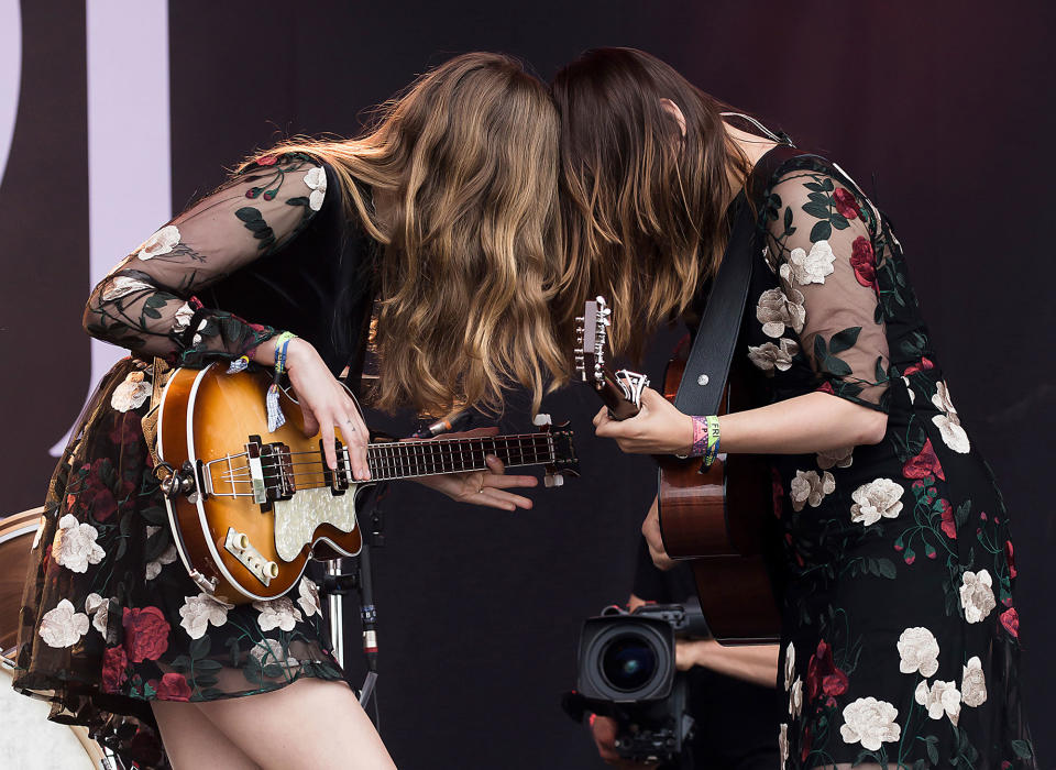 The Soderberg sisters perform