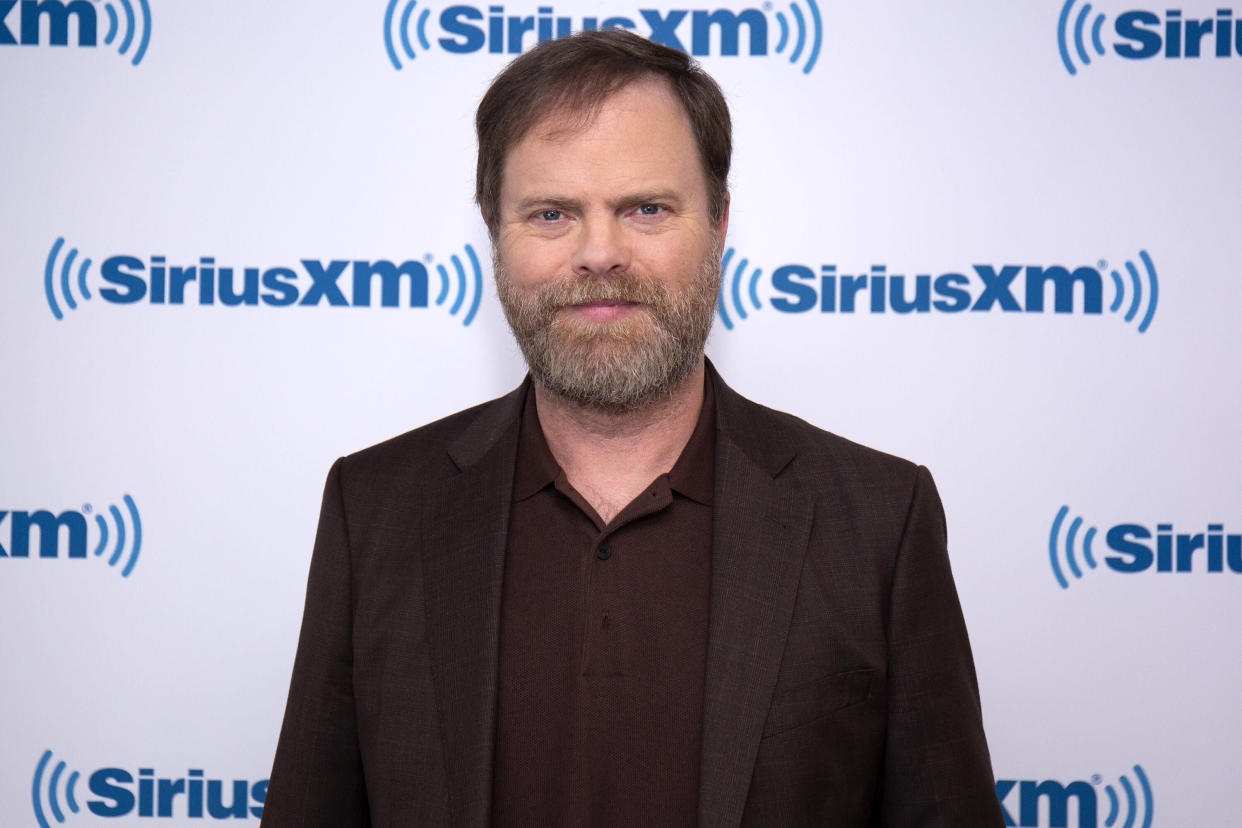 Rainn Wilson visits SiriusXM Studios on Aug. 9, 2018, in New York City. (Photo: Santiago Felipe/Getty Images)