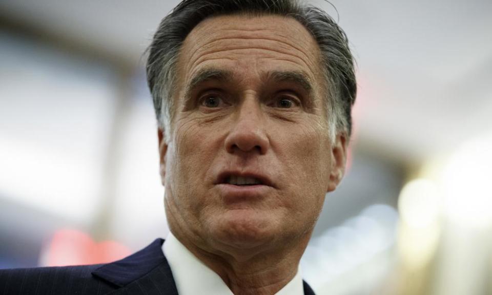 Mitt Romney has joined other senior Republicans in calling for Roy Moore to drop out.