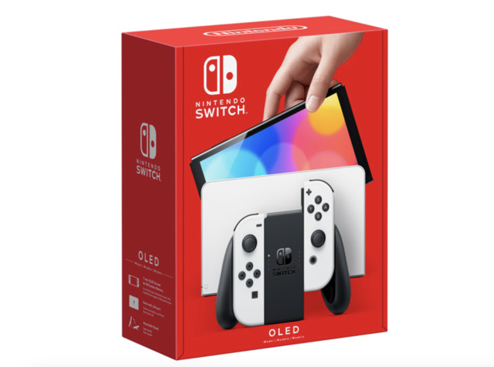 Nintendo Switch (OLED Model) Console - White
