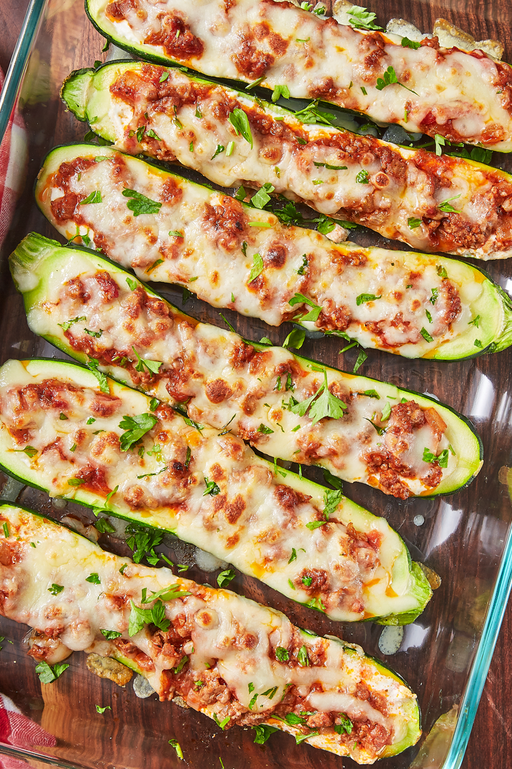 Lasagne-Stuffed Courgette