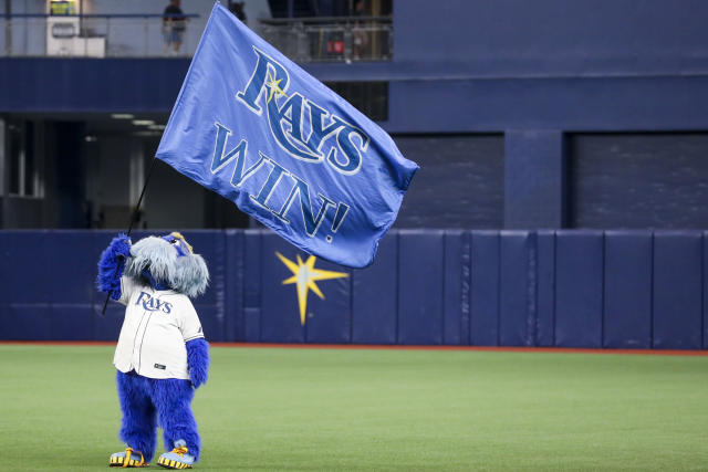 Tampa Bay Rays fans celebrate as Opening Day finally arrives