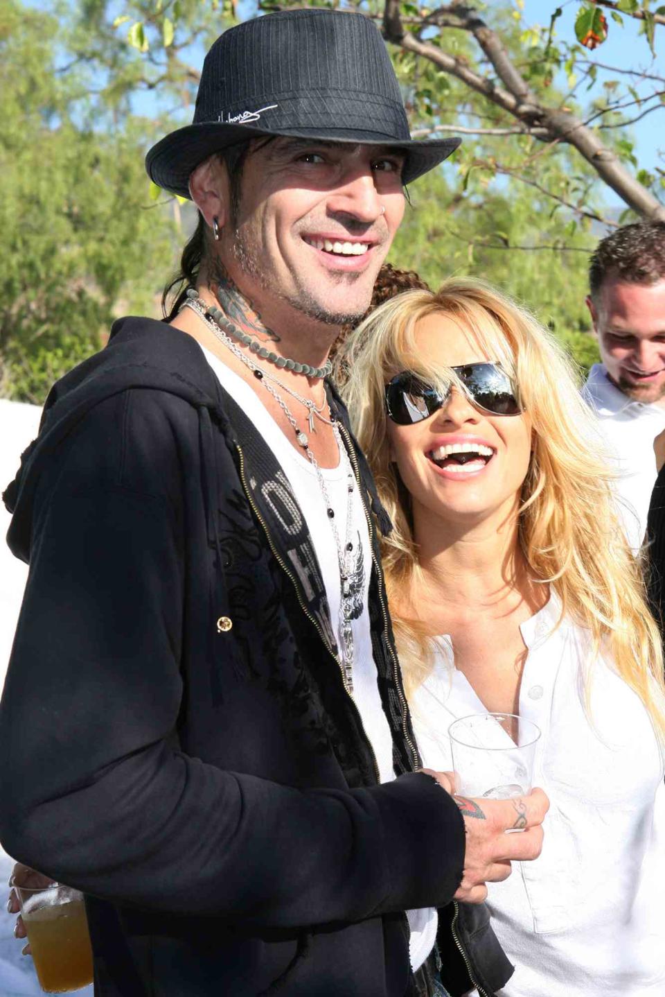 Tommy Lee and Pamela Anderson