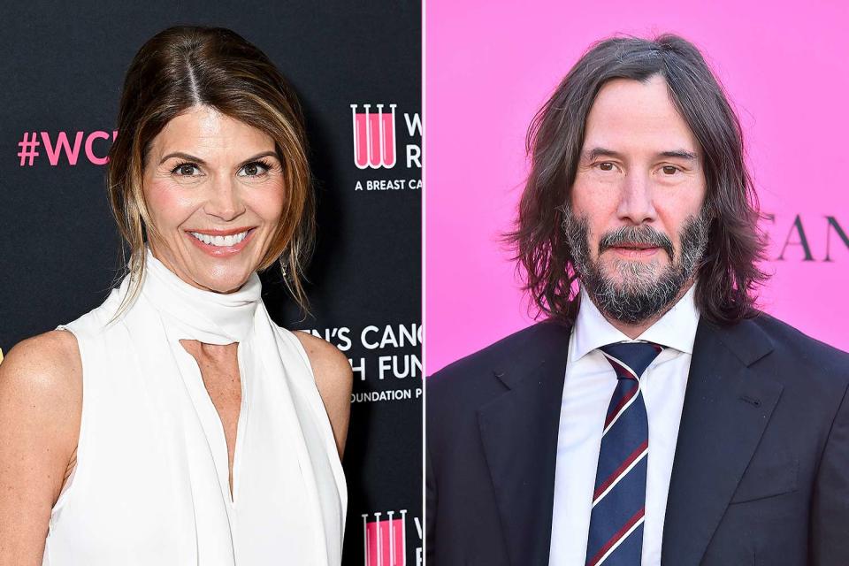 <p>Gilbert Flores/Variety via Getty; Alberto E. Rodriguez/Getty </p> Lori Loughlin; Keanu Reeves