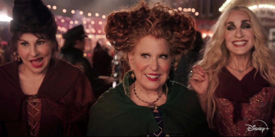 Kathy Najimy, Bette Midler and Sarah Jessica Parker look to conjure more movie magic in 