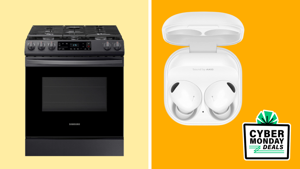 Shop these amazing Cyber Monday deals on Samsung appliances, earbuds and more.