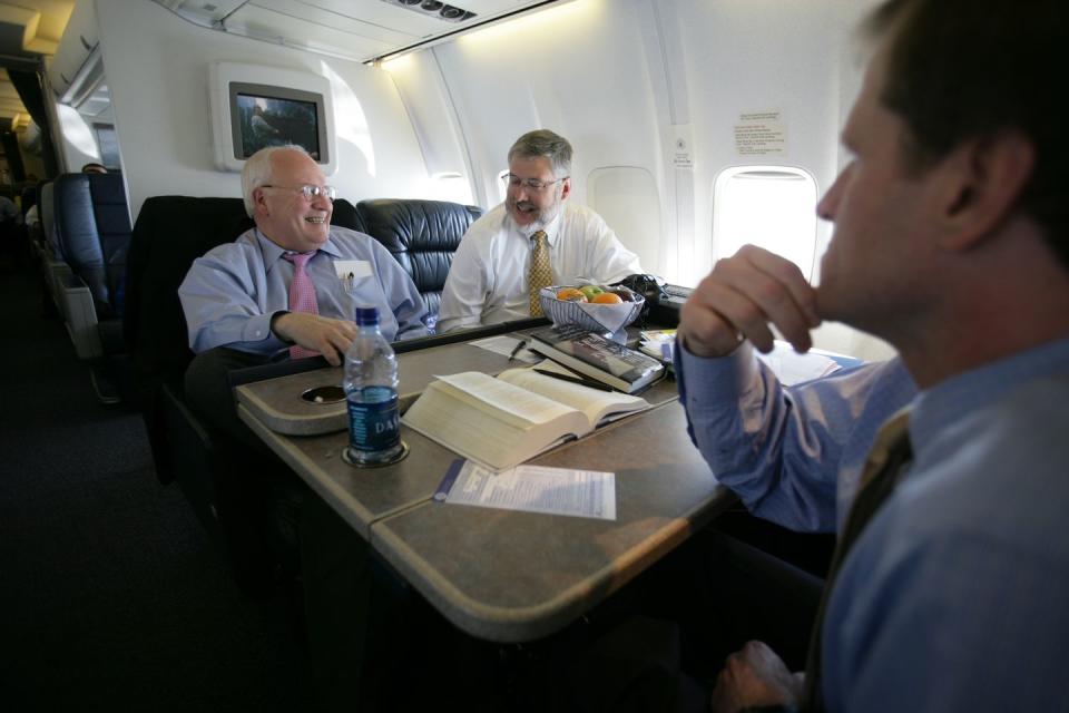 Vice Presidents get to fly on Air Force Two.