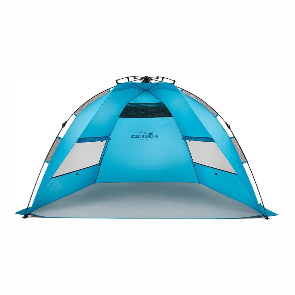 1) Pacific Breeze Products Easy Up Beach Tent