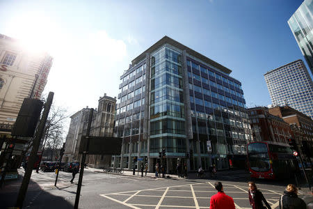 The offices of political consultancy, Cambridge Analytica, are seen in central London, Britain March 21, 2018. REUTERS/Henry Nicholls