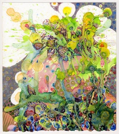 Manifest Gallery kicks off its 20th season with the opening of the 5th Biennial Painted and Aquachrome on Friday, Sept. 29. Pictured: Aquachrome 2023 work by Melissa Gwyn.