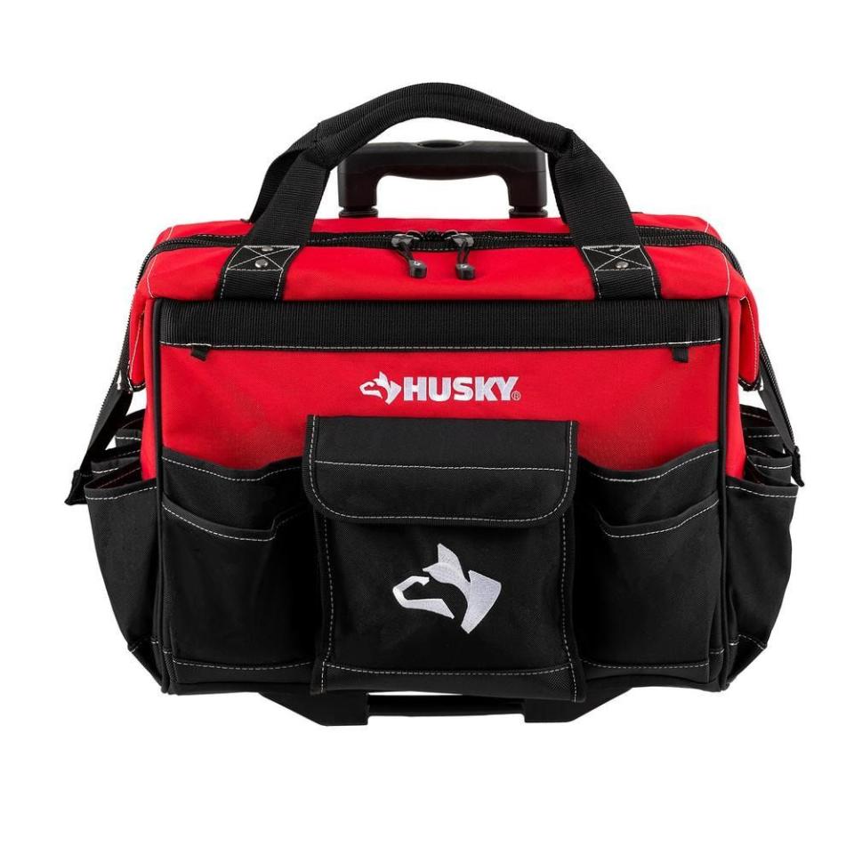 <p><a href="https://go.redirectingat.com?id=74968X1596630&url=https%3A%2F%2Fwww.homedepot.com%2Fp%2FHusky-18-in-18-Pocket-Rolling-Tool-Bag-HD65018-TH%2F312554691&sref=https%3A%2F%2Fwww.autoweek.com%2Fgear%2Fa61487853%2Ffourth-of-july-automotive-car-truck-sales%2F" rel="nofollow noopener" target="_blank" data-ylk="slk:Shop Now;elm:context_link;itc:0;sec:content-canvas" class="link ">Shop Now</a></p><p>18 Pocket Rolling Tool Bag</p><p>homedepot.com</p><p>$89.98</p>