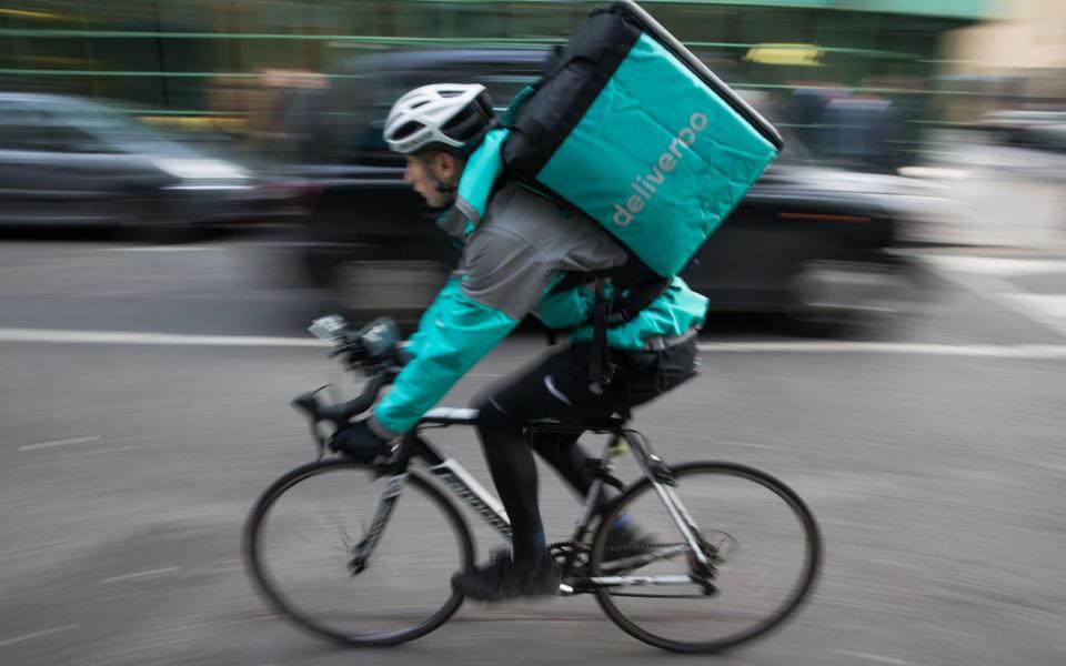 Deliveroo rider - AFP