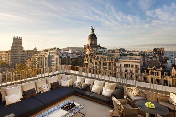 The Mandarin Oriental Barcelona Penthouse has a huge terrace (Mandarin Oriental)