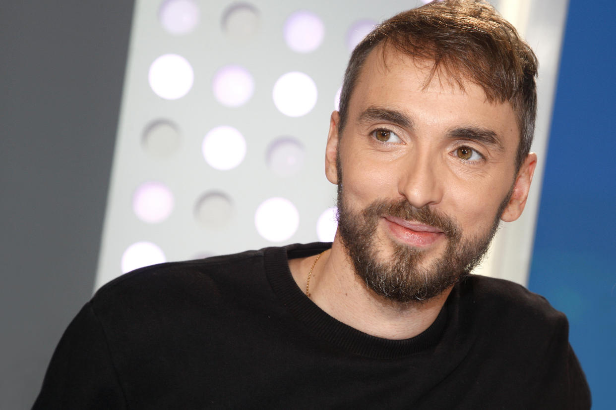 PARIS, FRANCE - 11/15/2017: Singer Christophe Willem poses during a portrait session in Paris, France on 11/15/2017. (Photo by Eric Fougere/Corbis via Getty Images)