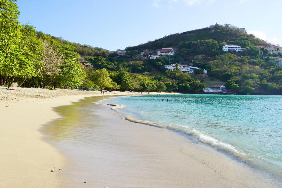 Morne Rouge Beach on the Caribbean Island of Grenada