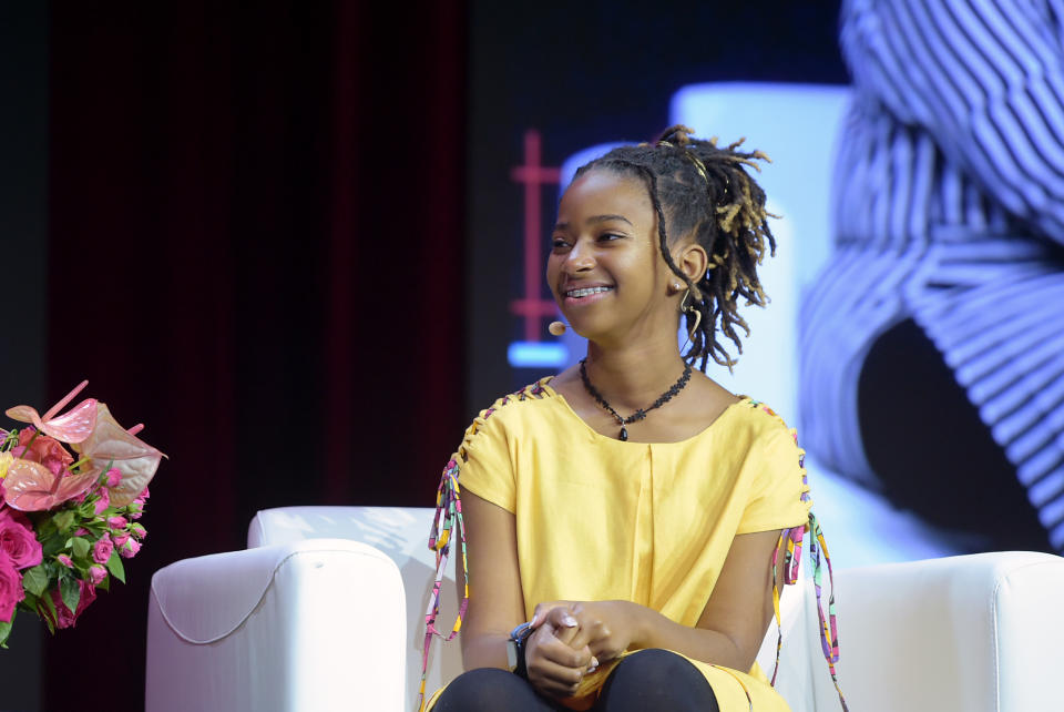 13-year-old Alena Analeigh McQuarter is the youngest Black person to be accepted to medical school. (Photo by Vivien Killilea/Getty Images for The MAKERS Conference)