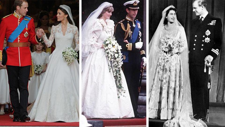 <p>8 of the most dazzling royal wedding dresses ever</p>