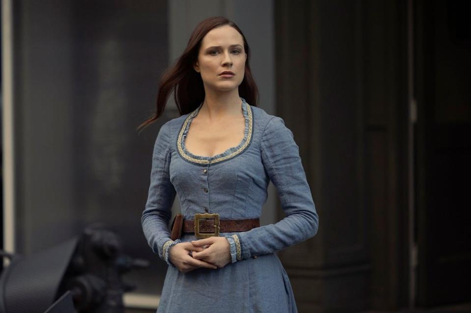 Dolores (Evan Rachel Wood) returns at the end of Season 4.