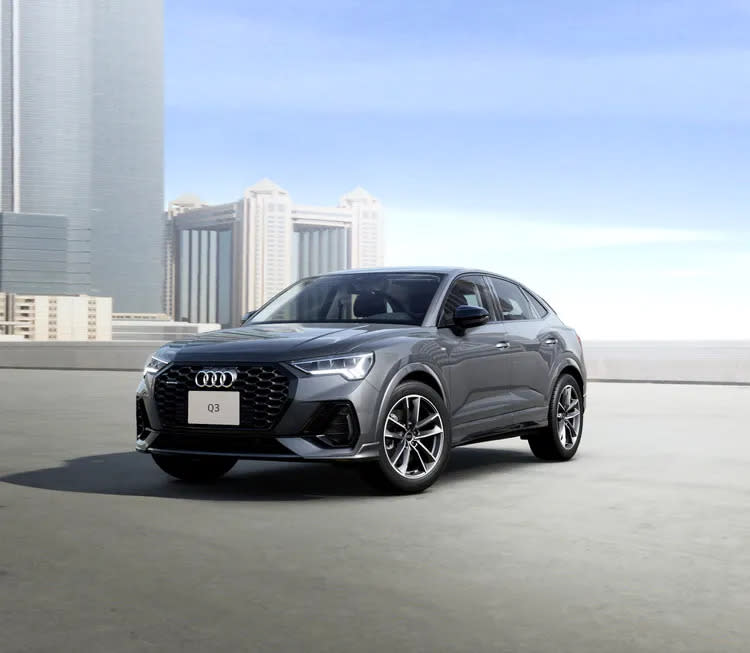 Audi Q3 Sportback S line Black Edition外型更帥氣。原廠提供