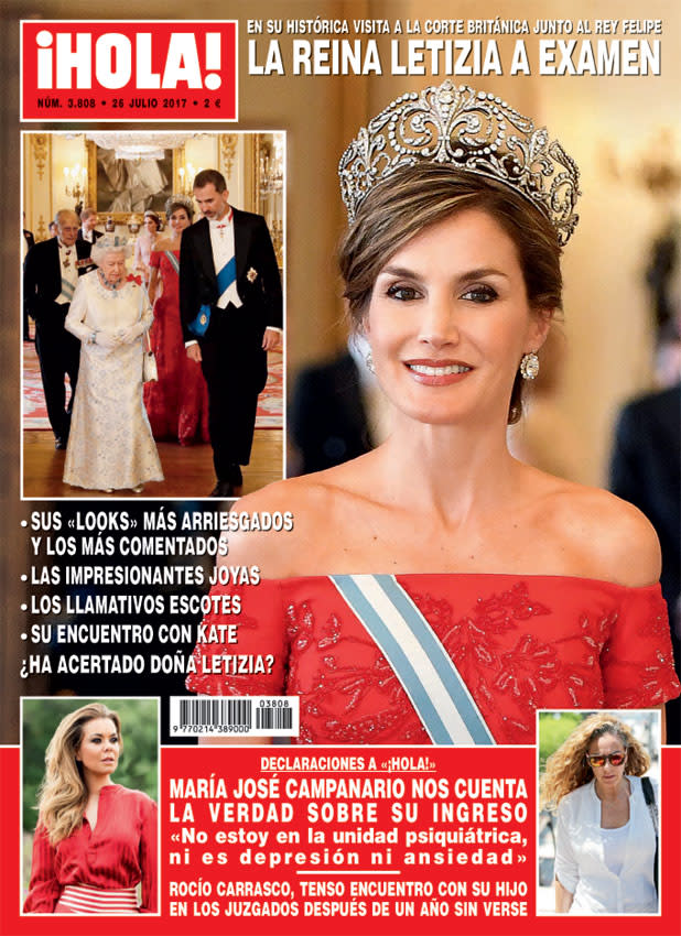 En ¡HOLA!: La reina Letizia, a examen