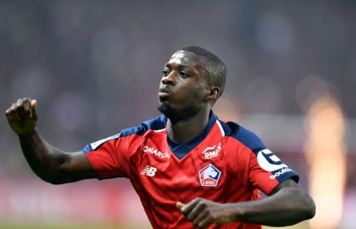 Nicolas Pepe starred for Lille last season before joining Arsenal