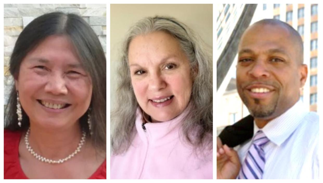 Dr. Cora Quisumbing-King, Kathleen Blake, Dr. Lowell (Chris) Matthews are the new members of the board of directors for the Racial Unity Team.