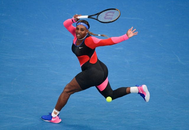 Serena Williams is benefiting from an improved level of fitness 