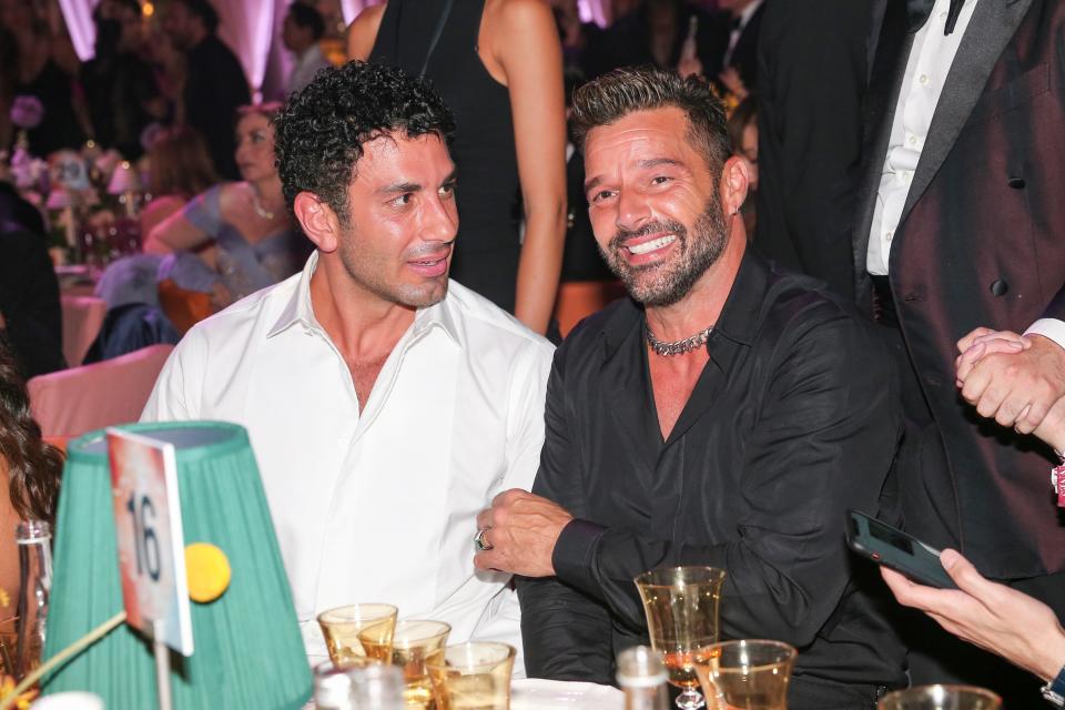 Ricky Martin and Jwan Yosef