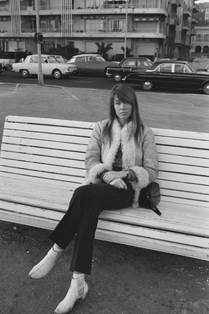 portrait de françoise hardy en 1966